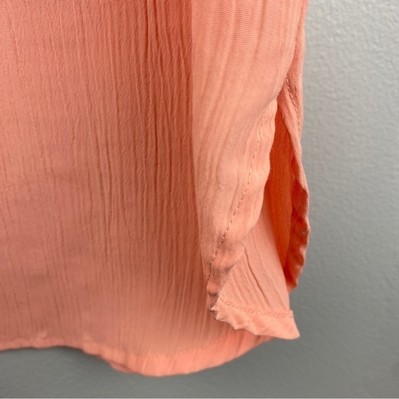 VINTAGE Victoria's Secret Gold Label Pink Button Down Sleep Shirt Small - Picture 8 of 10